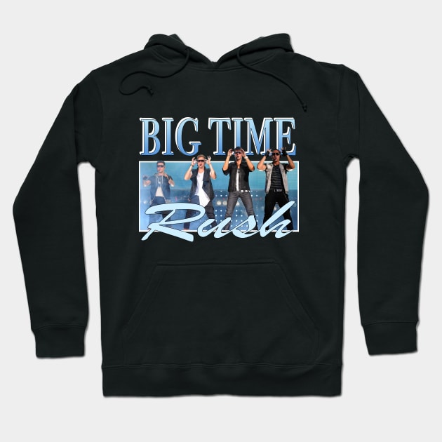 Big Time Rush retro band logo Hoodie by LottaKornelia